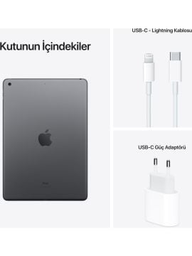 Apple iPad 9. Nesil Wi-Fi 256 GB 10.2'' MK2N3TU/A Uzay Grisi Tablet
