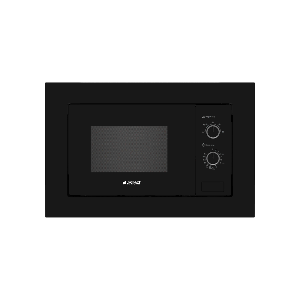 Arçelik MA 2030 S 20 lt Siyah Ankastre Mikrodalga Fırın