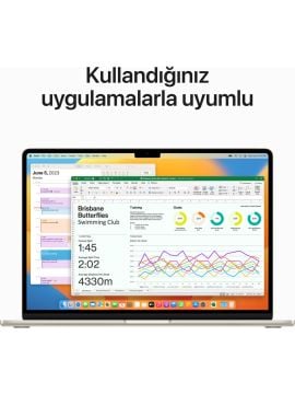 Apple MacBook Air M2 8 GB 512 GB SSD 15.3'' MQKV3TU/A Yıldız Işığı