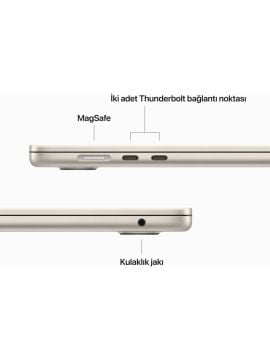 Apple MacBook Air M2 8 GB 512 GB SSD 15.3'' MQKV3TU/A Yıldız Işığı