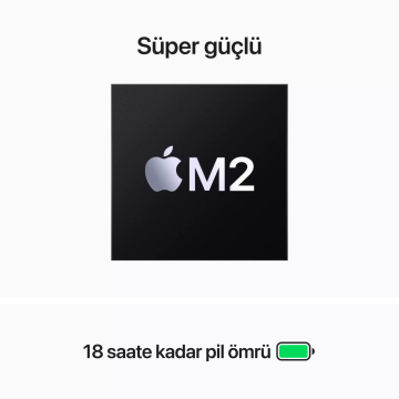 Apple MacBook Air M2 8 GB 512 GB SSD 15.3'' MQKQ3TU/A Uzay Grisi