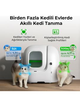 Petkit Purobot Max Pro Akıllı Kedi Tuvaleti (Resmi Distribütör Garantili)