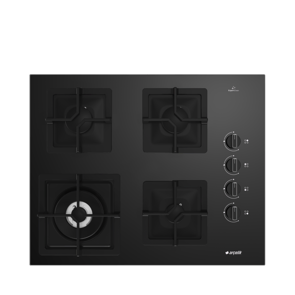 Arçelik OCD K 651 DWYS Wok Gözlü Siyah Ankastre Ocak