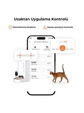 Petkit Yumshare Solo Kameralı Akıllı Mama Kabı