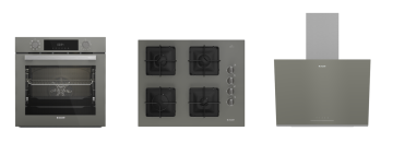 Arçelik Grion Kare Ocaklı 3 lü Buhar Destekli Cam Seri ( AFC 341 G - OCD K 651 EG - ADE 606-2 G ) Ankastre Set