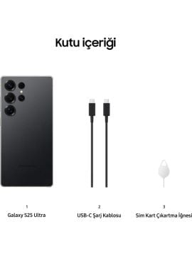 Samsung Galaxy S25 Ultra 12GB/512GB Siyah Titanyum