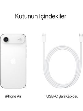 Apple iPhone Air 256 GB Pamuk Beyazı