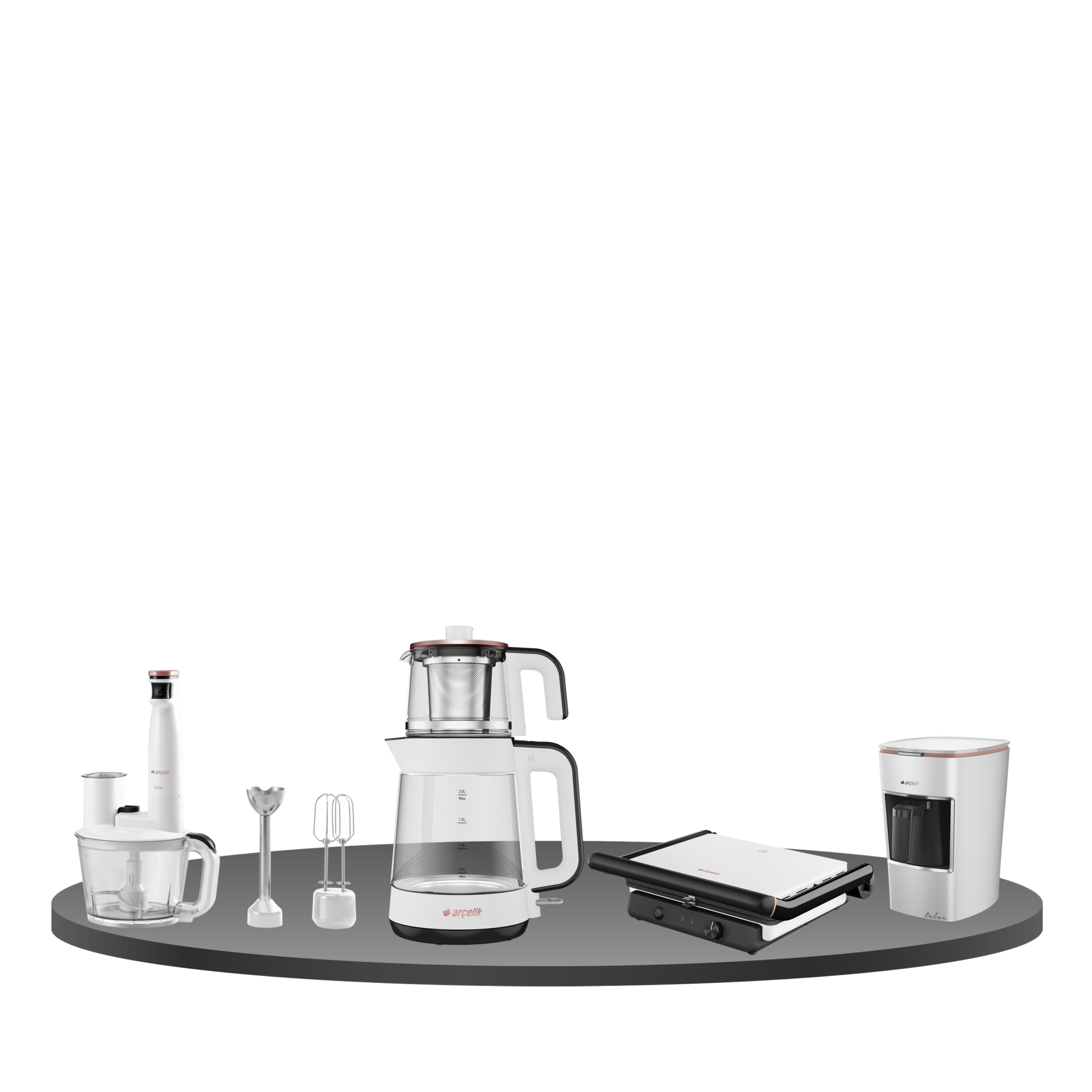 Arçelik Resital 4'lü Beyaz Elektronik Çeyiz Seti