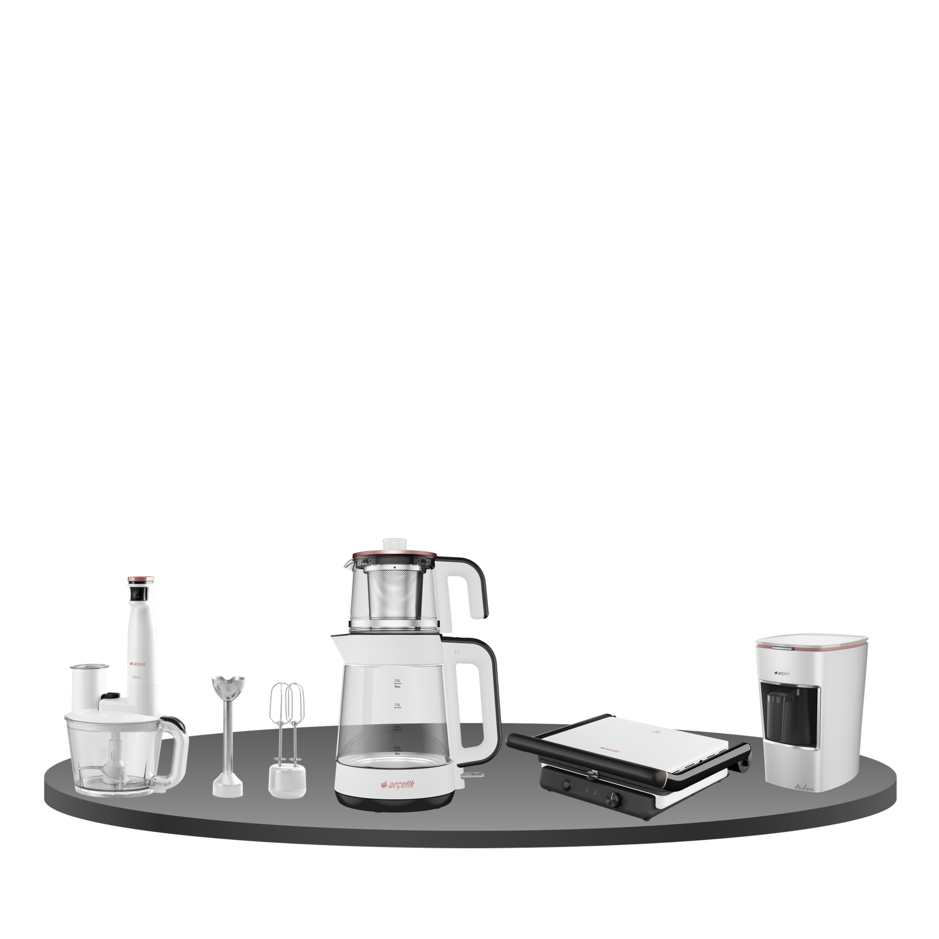 Arçelik Resital 4'lü Beyaz Elektronik Çeyiz Seti