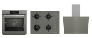 Arçelik Yeni Grion 3 lü Buhar Destekli Cam Seri ( AFC 341 G - OCD T 651 EG - ADE 606-2 G ) Ankastre Set