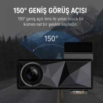 Mieco A11 Ön ve Arka 4K Araç Kamerası Seti