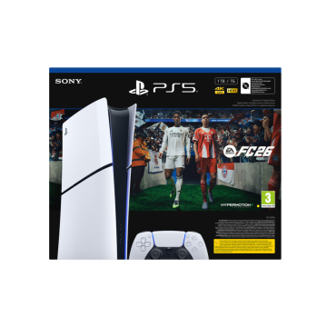 Sony PS5 Slim Digital + FC 26 Bundle Oyun Konsolu (Bilkom - Resmi Distribütör Garantili)