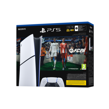 Sony PS5 Slim Digital + FC 26 Bundle Oyun Konsolu (Bilkom - Resmi Distribütör Garantili)