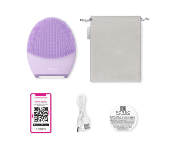Foreo Luna 4 Sensitive Skin Lavander Hassas Ciltler İçin 2'si 1 Arada Yüz Temizleme ve Sıkılaştırma Cihazı