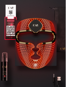 Foreo FAQ 202 Yaşlanma Karşıtı Silikon LED Yüz Maskesi