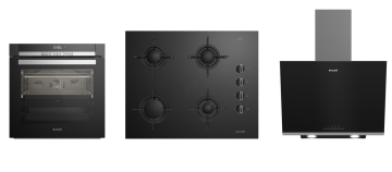 Arçelik Siyah Fibona ( 9781 ZYTI - OCD T 651 ES - ADE 606-2 S ) Ankastre Set