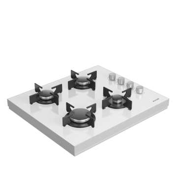 Arçelik SOCD T 601 EB Beyaz Cam Set Üstü Ocak