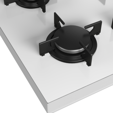 Arçelik SOCD T 601 EB Beyaz Cam Set Üstü Ocak