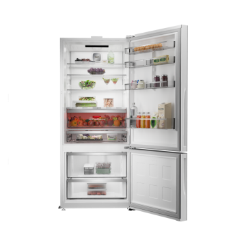 Arçelik 278551 EBC Fit Beyaz Cam Kombi No Frost Buzdolabı