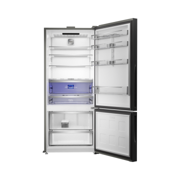 Arçelik 278551 EGC Fit Gri Cam Kombi No Frost Buzdolabı