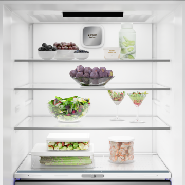 Arçelik 278551 EGC Fit Gri Cam Kombi No Frost Buzdolabı