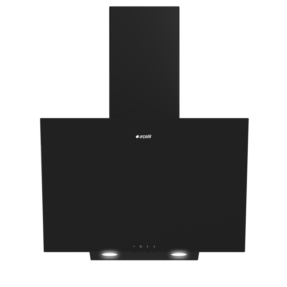 Arçelik ADE 603 SR Siyah Davlumbaz