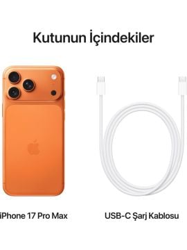 Apple iPhone 17 Pro 256 GB Kozmik Turuncu