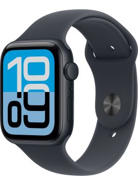 Apple Watch SE 3 GPS 44mm Gece Yarısı Alüminyum Kasa ve Gece Yarısı Spor Kordon Akıllı Saat - M/L