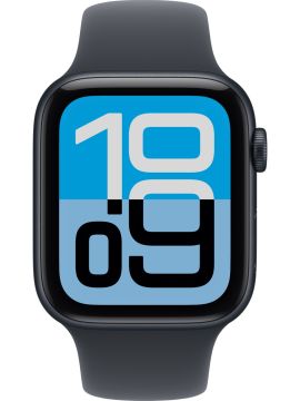 Apple Watch SE 3 GPS 44mm Gece Yarısı Alüminyum Kasa ve Gece Yarısı Spor Kordon Akıllı Saat - M/L