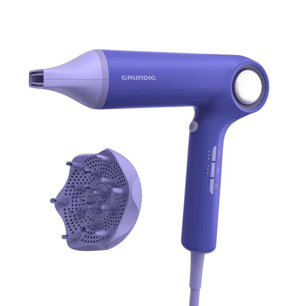 Grundig HD 9482 Botanika Mavi Kantaron Yağlı Saç Kurutma Makinesi
