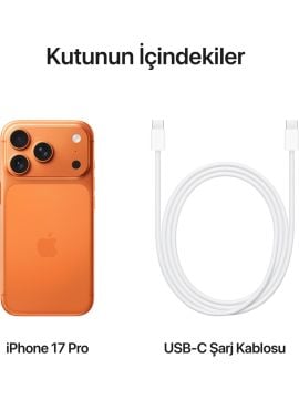 Apple iPhone 17 Pro 512 GB Kozmik Turuncu