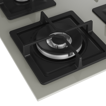 Arçelik OCD K 651 DWYG Wok Gözlü Gri Ankastre Ocak