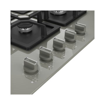 Arçelik OCD K 752-2 DWKYG Wok Gözlü Gri Cam Ankastre Ocak