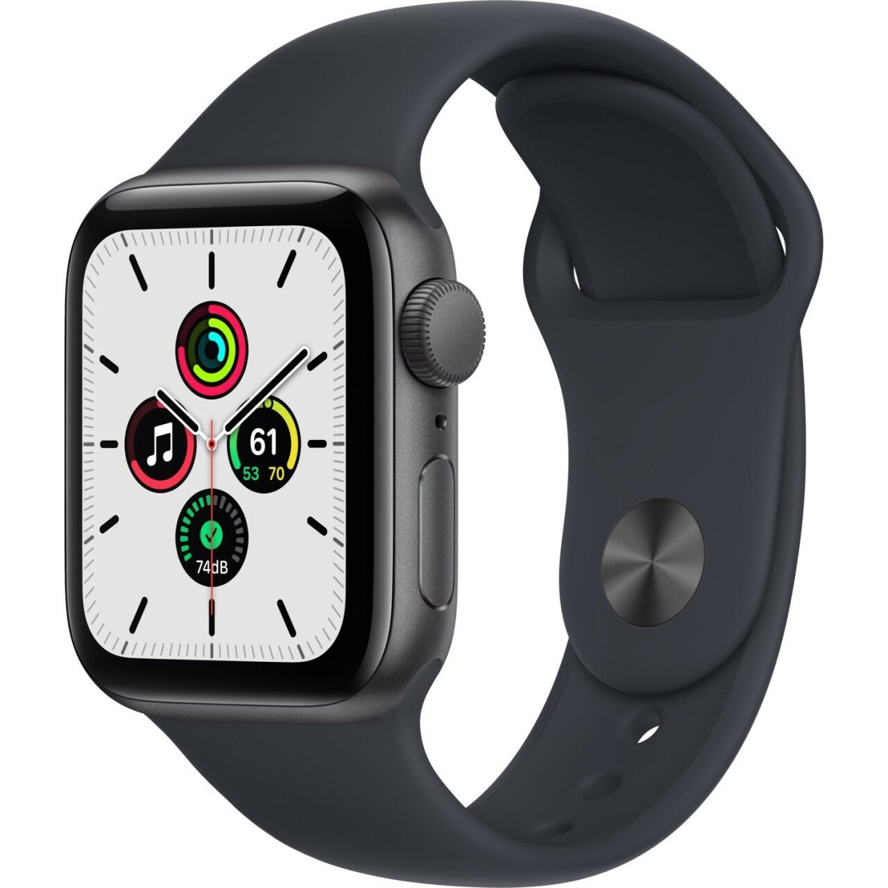 Apple Watch SE GPS 40mm Uzay Grisi Alüminyum Kasa ve Spor Kordon Akıllı Saat
