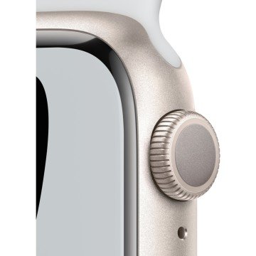 Apple Watch Series 7 Nike GPS 41mm Yıldız Işığı Alüminyum Kasa ve Nike Spor Kordon Akıllı Saat