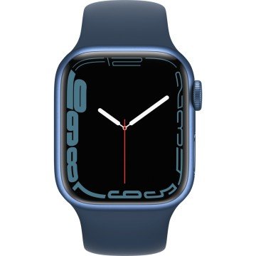 Apple Watch Series 7 GPS 41mm Mavi Alüminyum Kasa ve Spor Kordon Akıllı Saat