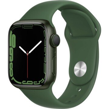 Apple Watch Series 7 GPS 41mm Yeşil Alüminyum Kasa ve Spor Kordon Akıllı Saat