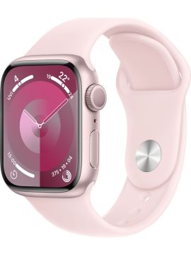 Apple Watch Series 9 GPS 41mm Pembe Alüminyum Kasa ve Uçuk Pembe Spor Kordon Akıllı Saat - M/L