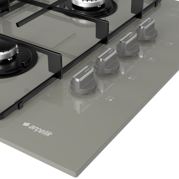 Arçelik OCD D 651-2 EKG Gri Cam Ankastre Ocak