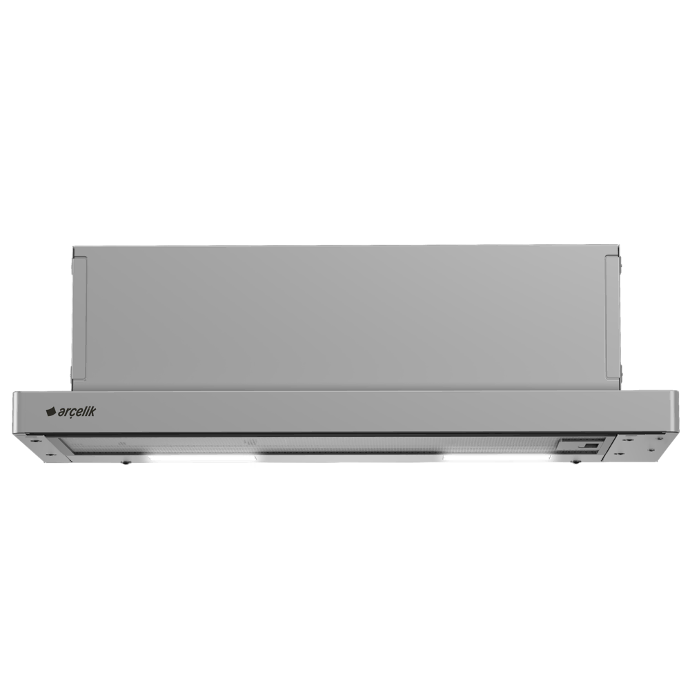 Arçelik P 171 TG Ankastre Gümüş Sürgülü Aspiratör