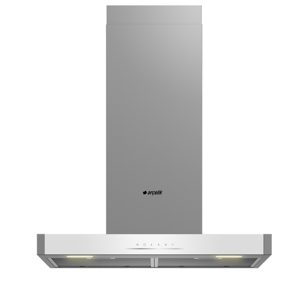 Arçelik ADT 606-2 B Beyaz Duvar Tipi Davlumbaz