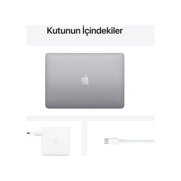 Apple Macbook Pro M1 8 GB 256 GB SSD 13.3'' MYD82TU/A Uzay Grisi