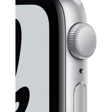 Apple Watch SE Nike GPS 40mm Gümüş Rengi Alüminyum Kasa ve Nike Spor Kordon Akıllı Saat