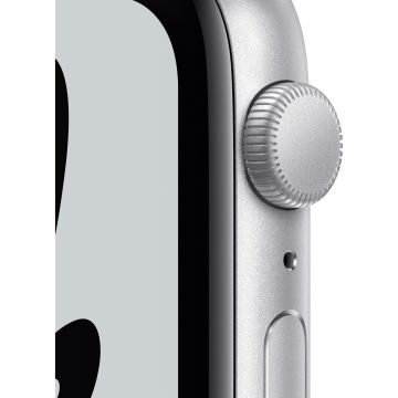 Apple Watch SE Nike GPS 44mm Gümüş Rengi Alüminyum Kasa ve Nike Spor Kordon Akıllı Saat