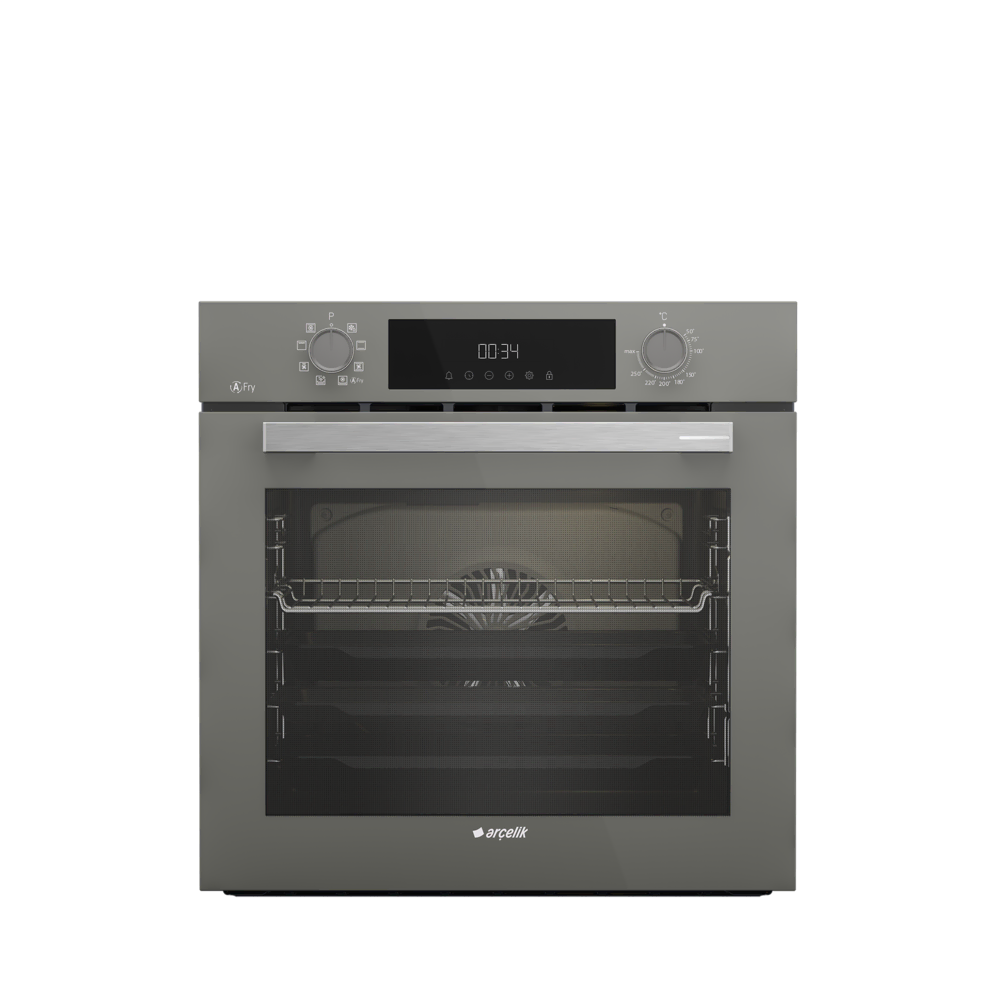 Arçelik AFC 342 G A Fry Gri Ankastre Fırın