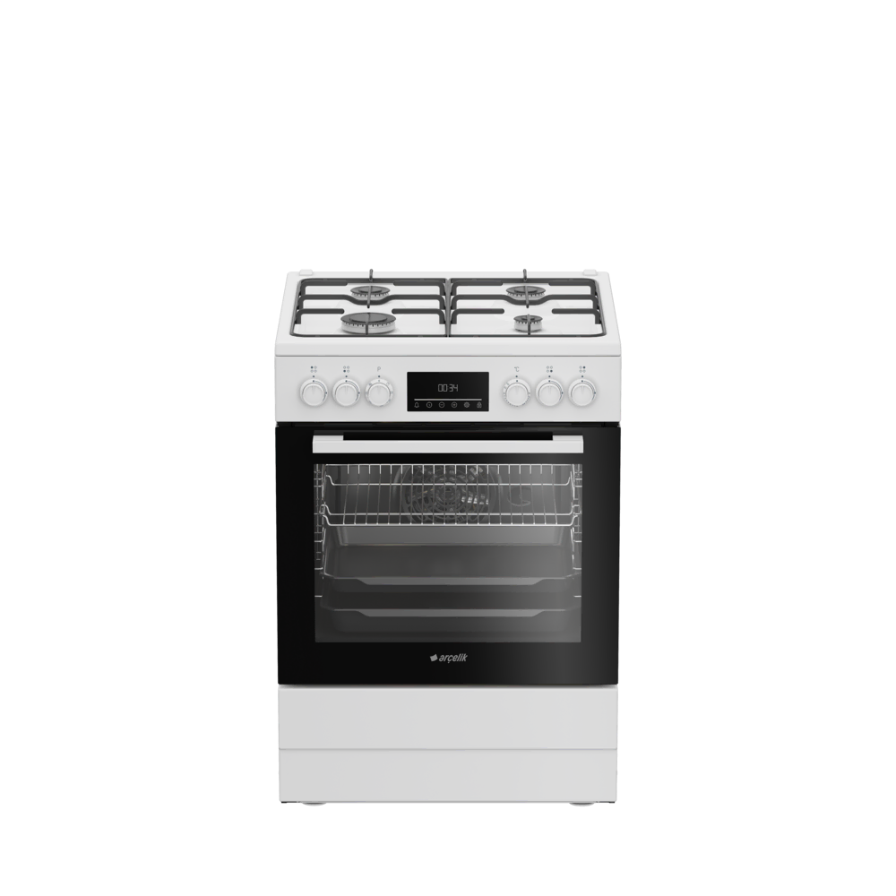 Arçelik F 8440-1 EB Beyaz Ocaklı Fırın