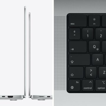 Apple MacBook M1 Pro Çip 16GB 512GB SSD macOS 16'' QHD Gümüş MK1E3TU/A