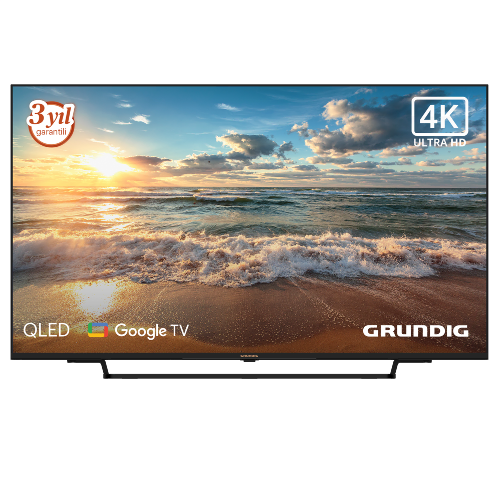 Grundig Madrid 50 GJQ 9250 4K Ultra HD 50'' 127 Ekran Google Smart QLED TV