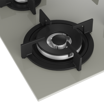 Arçelik OCD T 651 DWG Gri Cam Ankastre Ocak