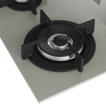 Arçelik OCD T 651 DWG Gri Cam Ankastre Ocak